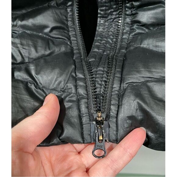 Nike Cascade Hooded Tech Down Puffer Black Quilted Coat Women's Medium - Picture 6 of 12